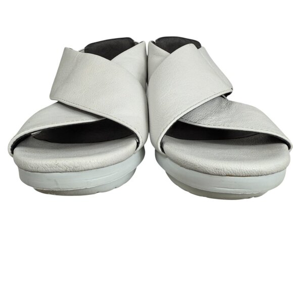 Camper Balloon Calf Leather Slip On Open Toe Wedge Sandals Women's size 39 / 9 - Picture 4 of 10